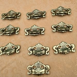 Wonderful Set of 10 Vintage Brass Drawer Pulls!